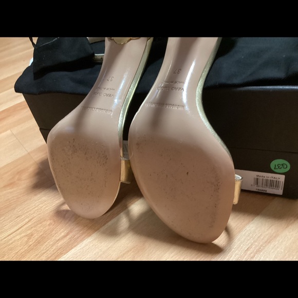 NICHOLAS KIRKWOOD Metallic Nappa 90mm Mira Pearl Sandals - Picture 7 of 12